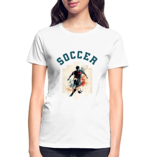 Soccer Mode On - Gildan Ultra Cotton Ladies T-Shirt