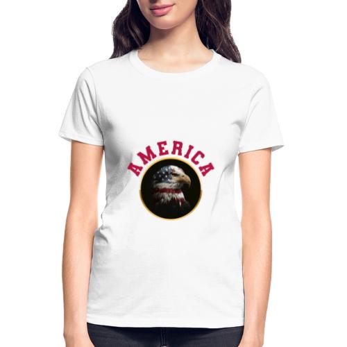 America Soars - Gildan Ultra Cotton Ladies T-Shirt