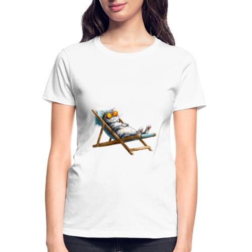Sunshine Cat Mode - Gildan Ultra Cotton Ladies T-Shirt