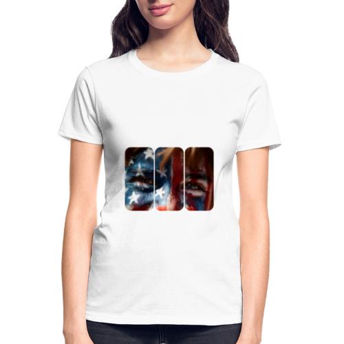 USA: Stars in Their Eyes - Gildan Ultra Cotton Ladies T-Shirt