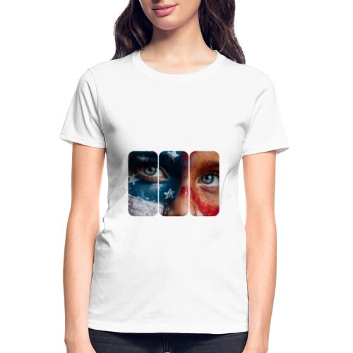 USA: Star-Spangled Glance - Gildan Ultra Cotton Ladies T-Shirt