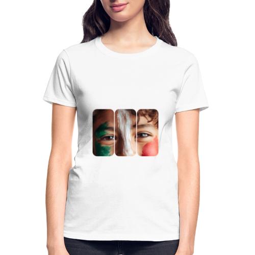 Mexico: Three Stripes of Pride - Gildan Ultra Cotton Ladies T-Shirt