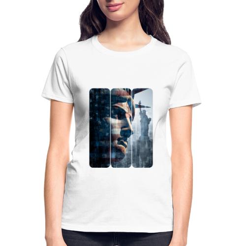 USA: Liberty in Three Visions - Gildan Ultra Cotton Ladies T-Shirt