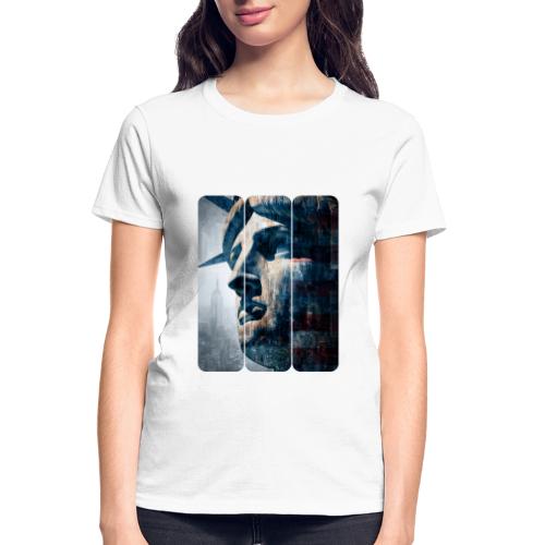 USA: Urban Liberty Triptych - Gildan Ultra Cotton Ladies T-Shirt