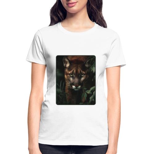 Cougar Jungle Predator Design - Gildan Ultra Cotton Ladies T-Shirt