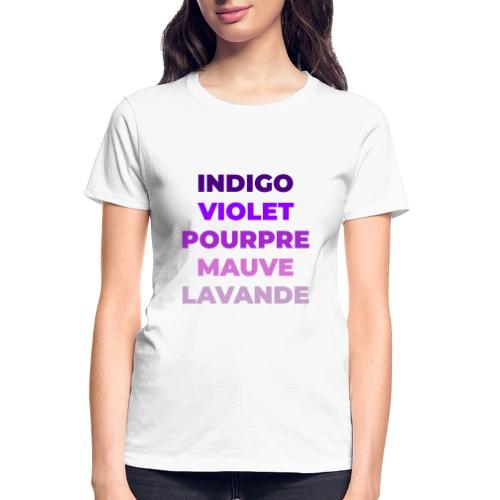 Shades of purple - Gildan Ultra Cotton Ladies T-Shirt