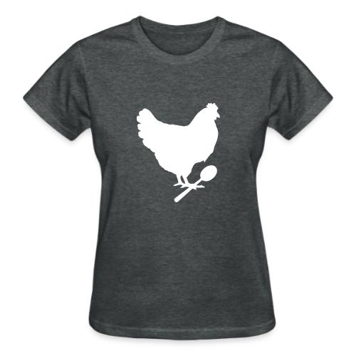 Cosmopolitan Cornbread Hen & Spoon Logo - Gildan Ultra Cotton Ladies T-Shirt