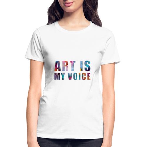 Art Is My Voice - Gildan Ultra Cotton Ladies T-Shirt