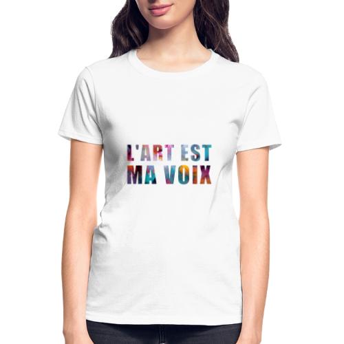 Art is my voice - Gildan Ultra Cotton Ladies T-Shirt