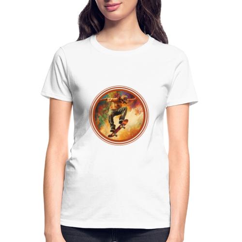 Skateboarding Mode On - Gildan Ultra Cotton Ladies T-Shirt