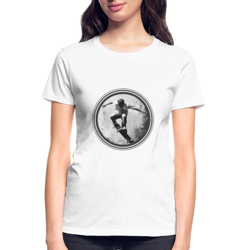 Skateboarding Vibes Only - Gildan Ultra Cotton Ladies T-Shirt