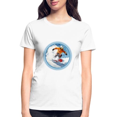 Snowboarding Edge - Gildan Ultra Cotton Ladies T-Shirt