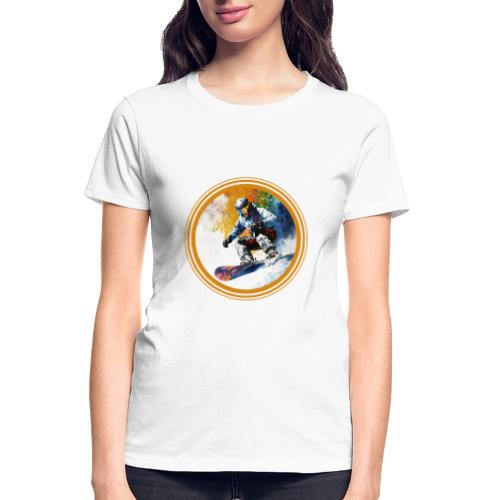 Snowboarding Dreams - Gildan Ultra Cotton Ladies T-Shirt