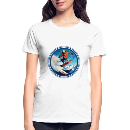 Snowboarding Vibes - Gildan Ultra Cotton Ladies T-Shirt