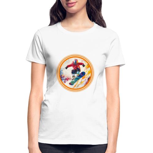 Snowboarding Horizon - Gildan Ultra Cotton Ladies T-Shirt
