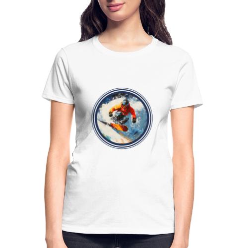 Snowboarding Rebel - Gildan Ultra Cotton Ladies T-Shirt