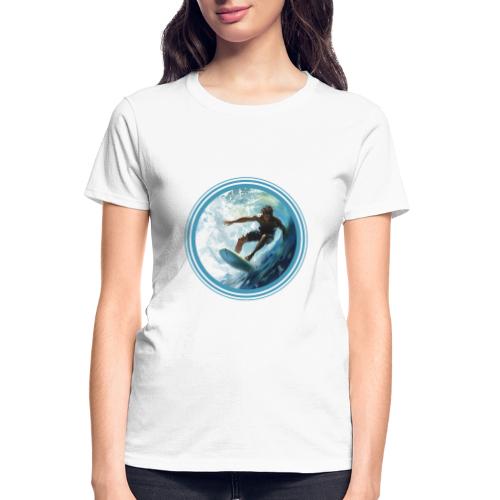 Surfing Freedom - Gildan Ultra Cotton Ladies T-Shirt