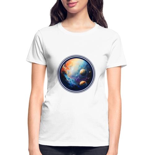 Nebula of Planets - Gildan Ultra Cotton Ladies T-Shirt