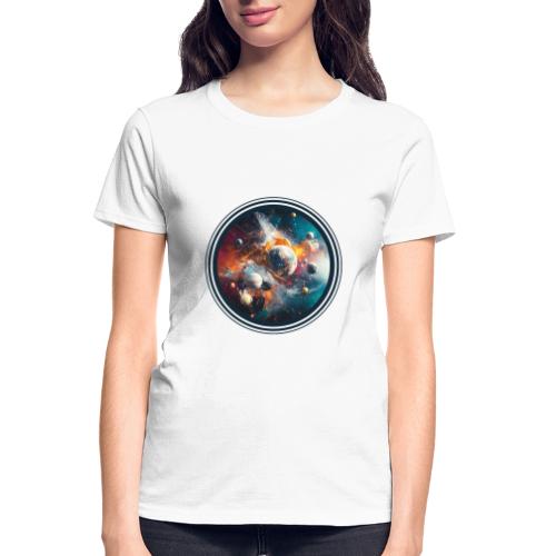 Planets in Acrylic Dreams - Gildan Ultra Cotton Ladies T-Shirt