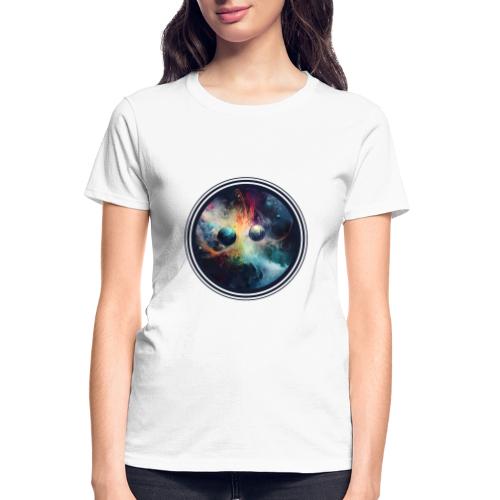 Chaotic Color Planets - Gildan Ultra Cotton Ladies T-Shirt