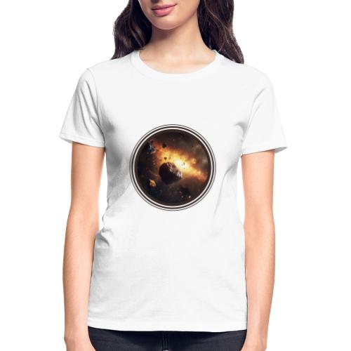 Asteroids Drift - Gildan Ultra Cotton Ladies T-Shirt