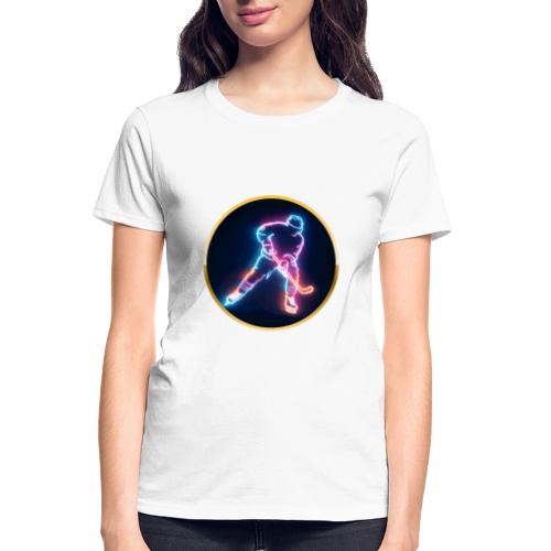 Golden Neon Hockey - Gildan Ultra Cotton Ladies T-Shirt