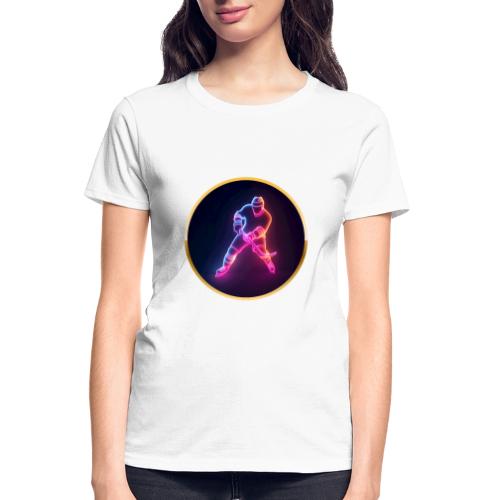 Hockey: Neon Ice Strike - Gildan Ultra Cotton Ladies T-Shirt