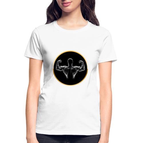 Bodybuilding: Golden Back Power - Gildan Ultra Cotton Ladies T-Shirt