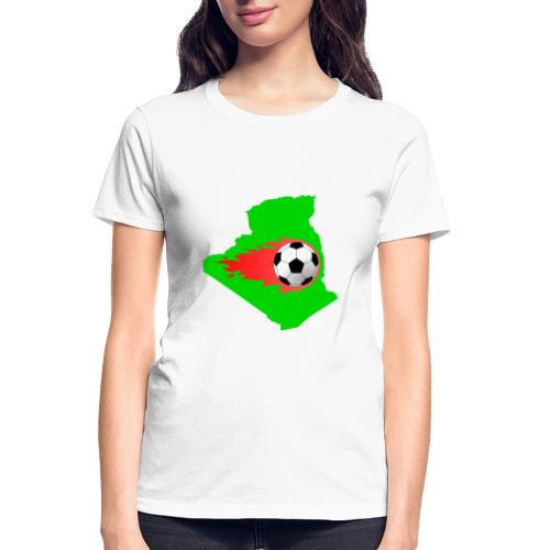 Algerian Football Fire - Gildan Ultra Cotton Ladies T-Shirt
