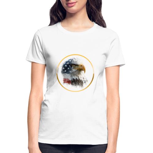 USA: Patriot Wing Emblem - Gildan Ultra Cotton Ladies T-Shirt