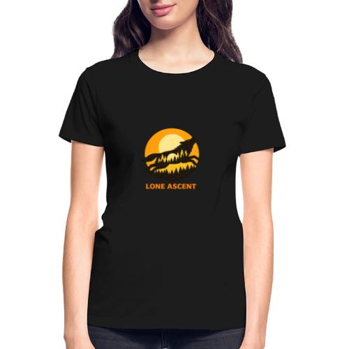 Lone Ascent Wolf - Gildan Ultra Cotton Ladies T-Shirt