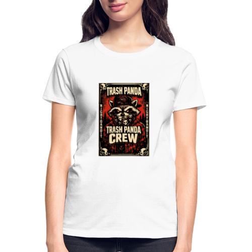 Midnight Forager Raccoon Mushroom Hunter - Gildan Ultra Cotton Ladies T-Shirt