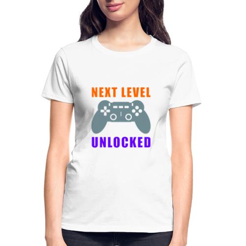 Next Level Unlocked Gamer Design - Gildan Ultra Cotton Ladies T-Shirt