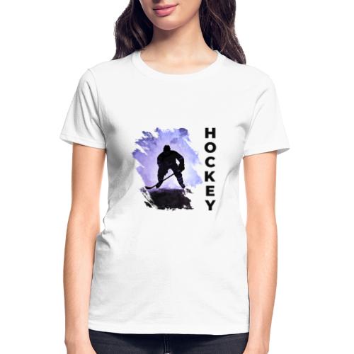 Hockey Charge - Gildan Ultra Cotton Ladies T-Shirt