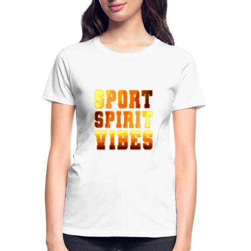 Sport Spirit Vibes Gradient - Gildan Ultra Cotton Ladies T-Shirt