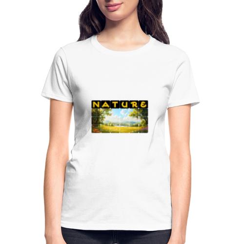 Nature: Summer Fields - Gildan Ultra Cotton Ladies T-Shirt