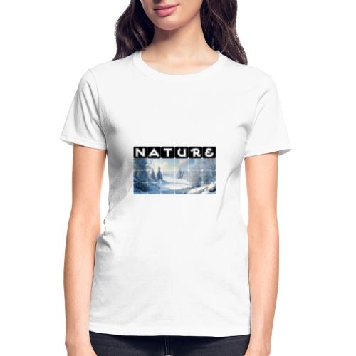Nature: Frozen Horizon - Gildan Ultra Cotton Ladies T-Shirt