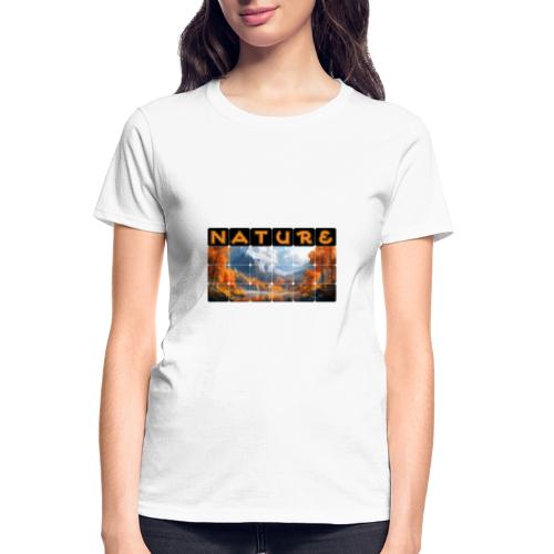Nature: Golden Autumn Escape - Gildan Ultra Cotton Ladies T-Shirt
