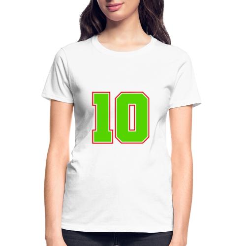 The Magic Number 10 - Gildan Ultra Cotton Ladies T-Shirt