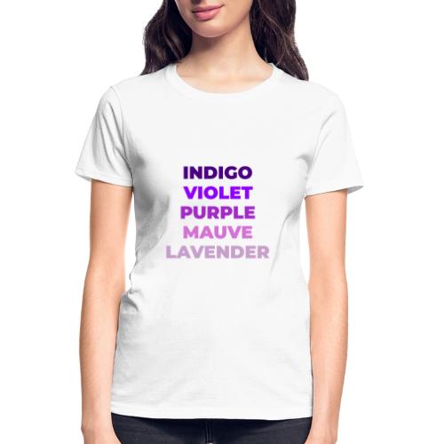 Shades of Purple - Gildan Ultra Cotton Ladies T-Shirt