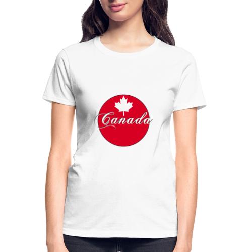 Canada in red and white - Gildan Ultra Cotton Ladies T-Shirt