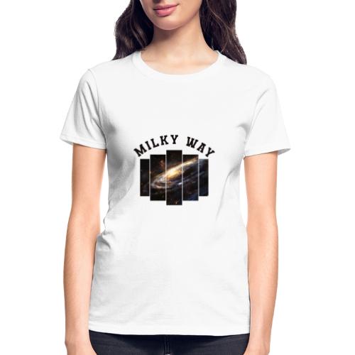 Milky way galaxy - Gildan Ultra Cotton Ladies T-Shirt