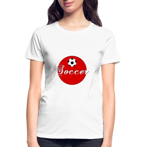 Soccer: Goal Circle - Gildan Ultra Cotton Ladies T-Shirt