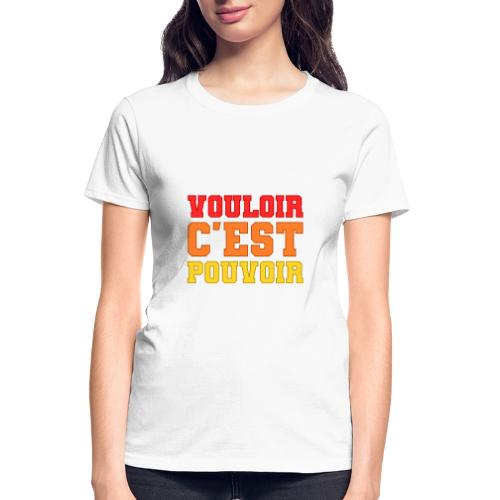 Where there's a will there's a way - Gildan Ultra Cotton Ladies T-Shirt