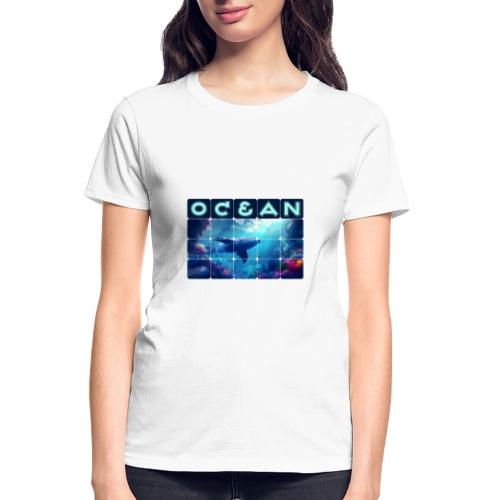 Ocean: Whale’s Path - Gildan Ultra Cotton Ladies T-Shirt