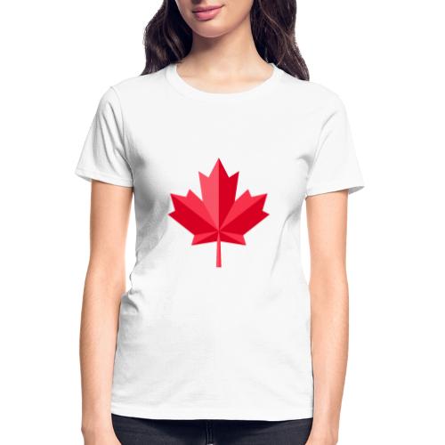 Canadian red maple leaf - Gildan Ultra Cotton Ladies T-Shirt