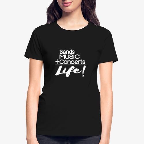 Music is Life - Gildan Ultra Cotton Ladies T-Shirt