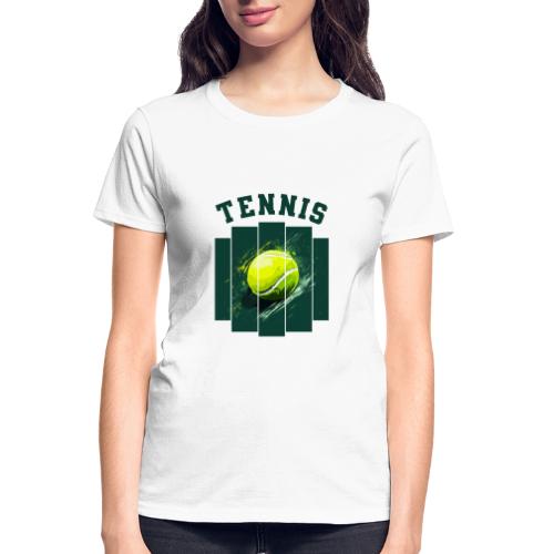 Tennis Motion - Gildan Ultra Cotton Ladies T-Shirt