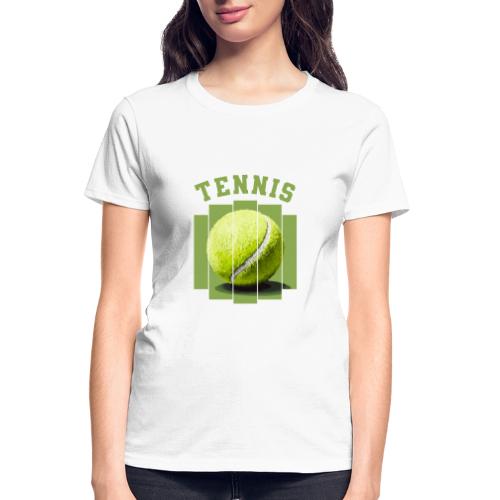 Tennis Minimal - Gildan Ultra Cotton Ladies T-Shirt