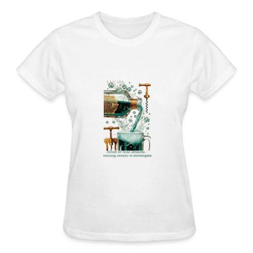 Potion of Poor Decisions Bottle Graphic Tee - Gildan Ultra Cotton Ladies T-Shirt